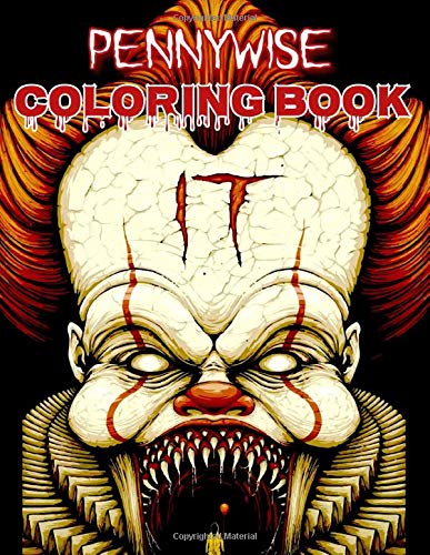 Pennywise coloring book horror clown movie coloring book for adults stress relief gift on ilippines