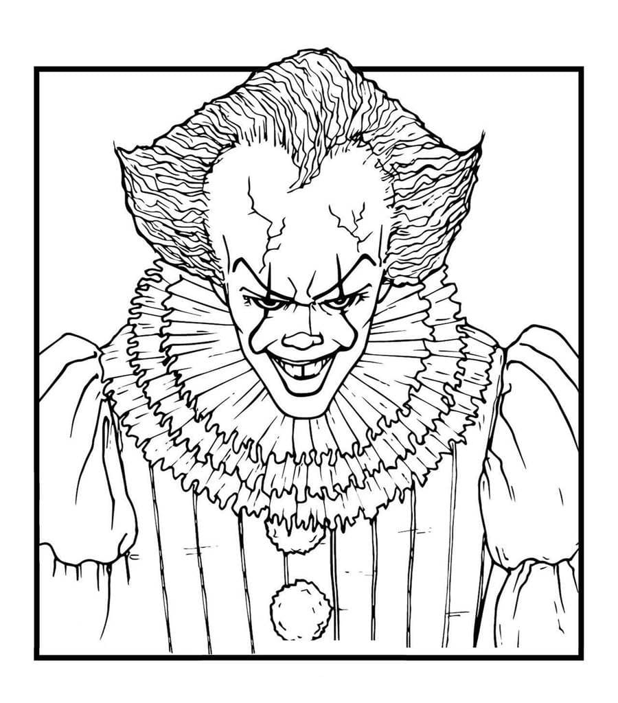 Pennywise coloring pages