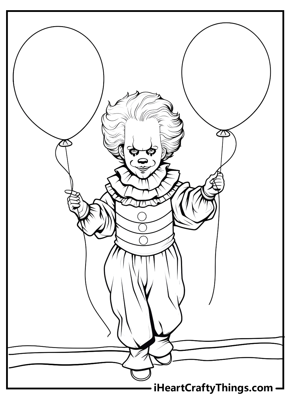 Printable pennywise coloring pages updated