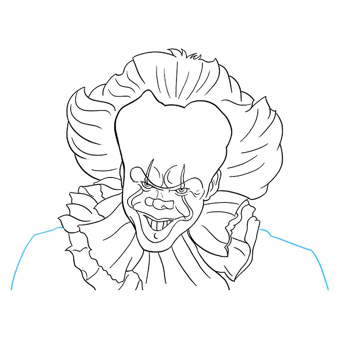 How to draw pennywise