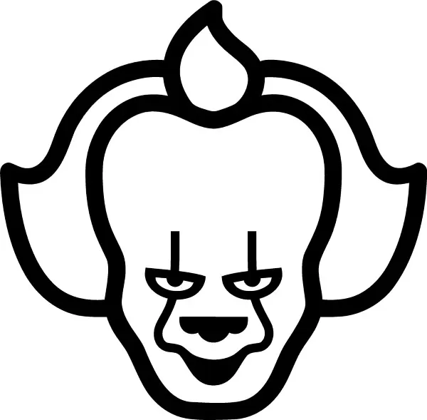 Pennywise it clown decal sticker