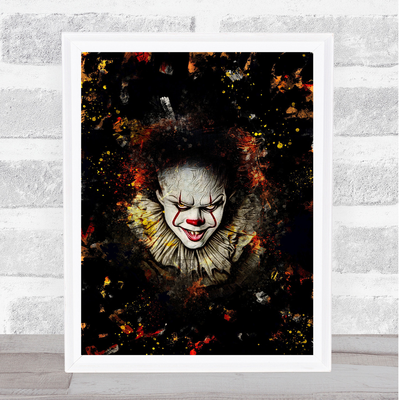 It pennywise clown celeb wall art print