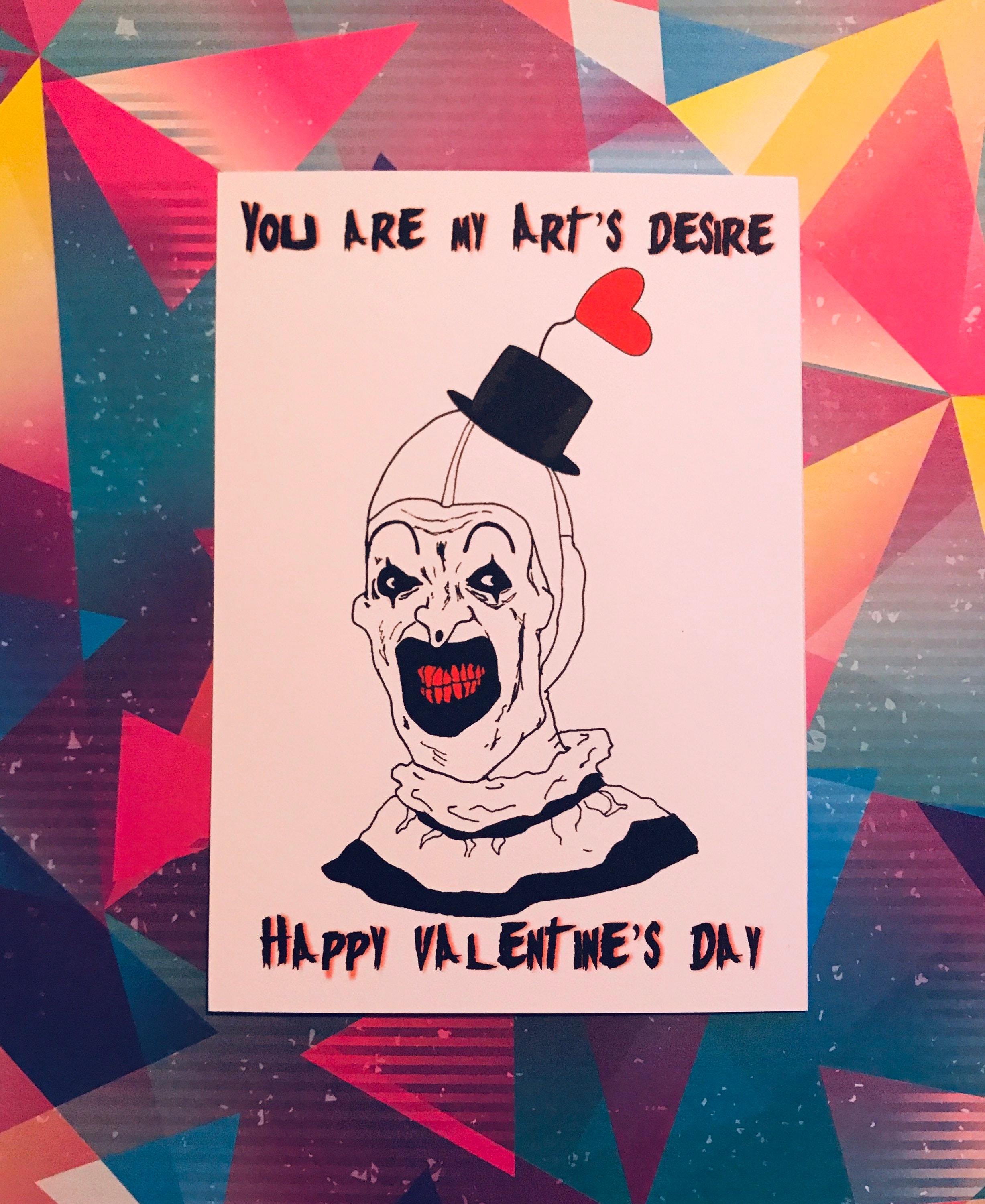 Clown valentine