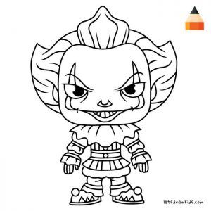 Pennywise coloring pages ideas with printable pdf