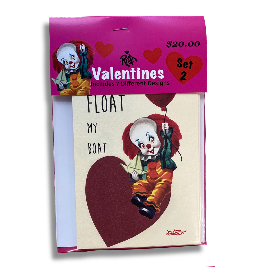 Horror valentines greeting cards â one man riet