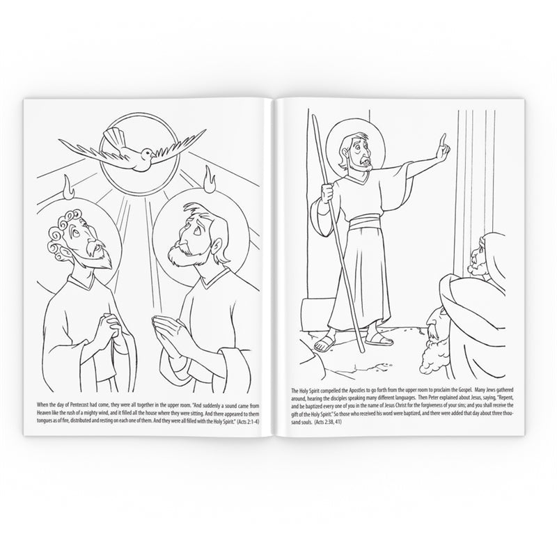 Triumph of jesus coloring book glorious mysteries of the rosary â holy heroes