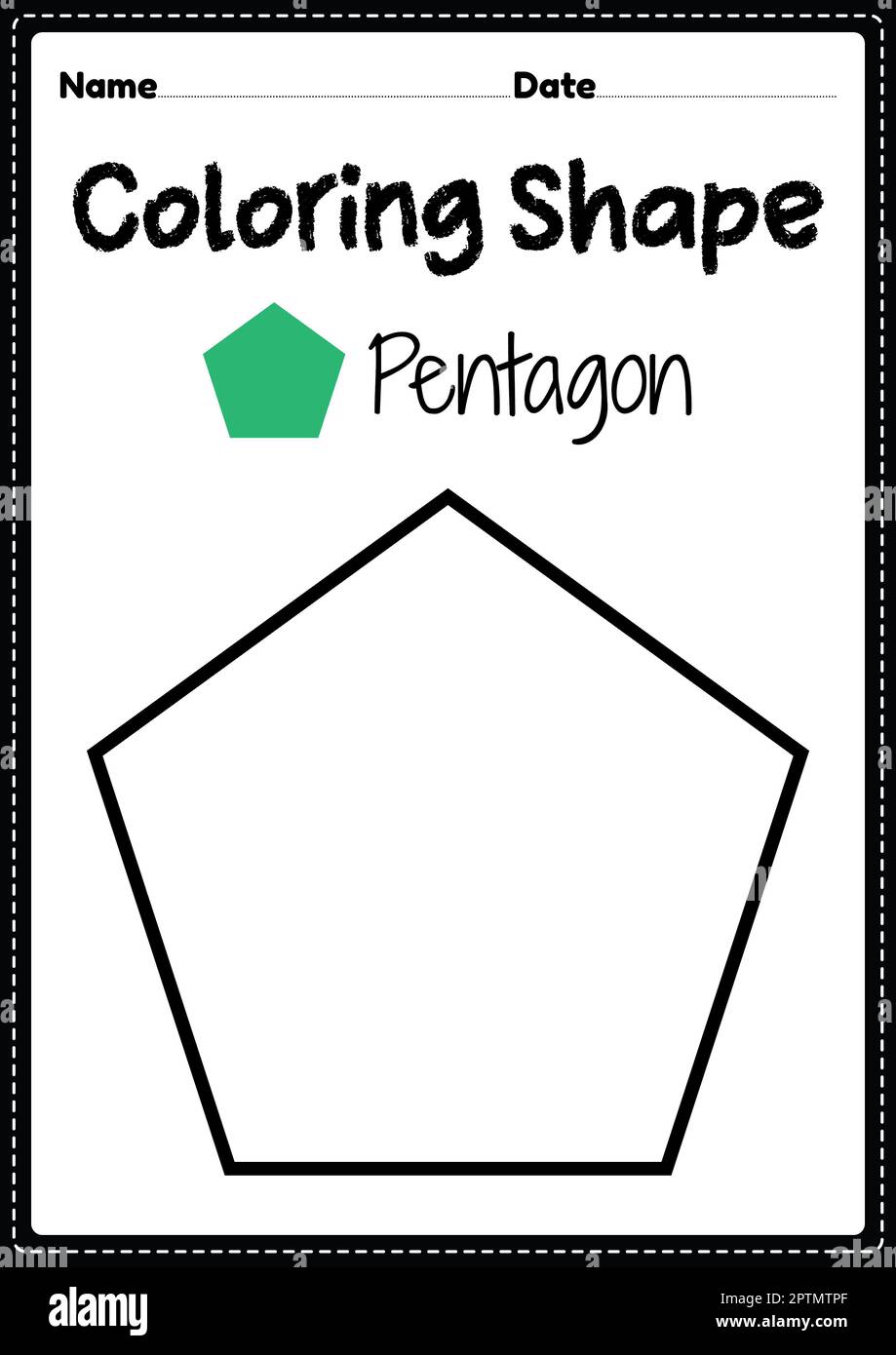 Pentagon coloring hi