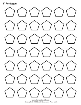 Pentagon templates â tims printables