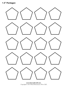 Pentagon templates â tims printables