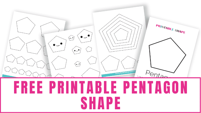 Free printable pentagon shape