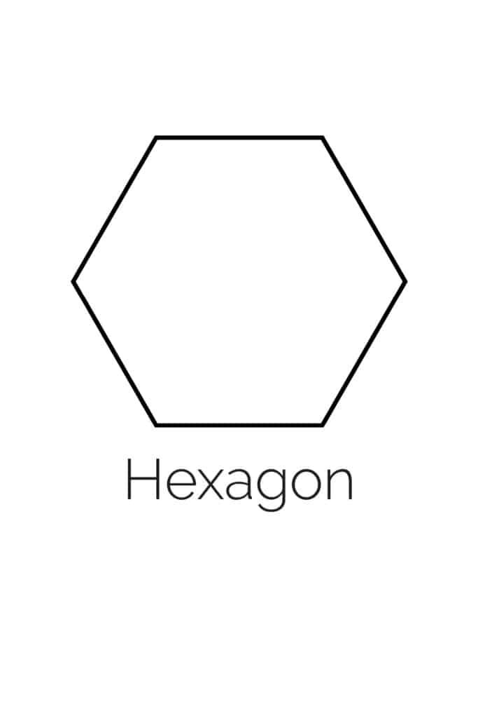 Free printable pentagon shape