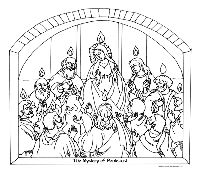 Saints coloring pages