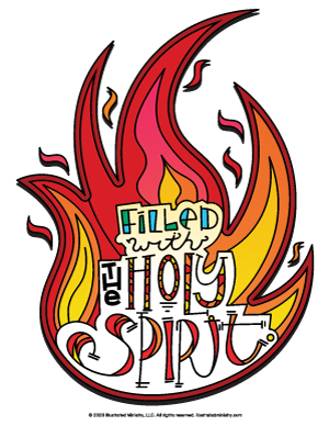 Free downloadable pentecost coloring page for pentecost