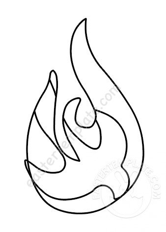 Holy spirit flame shape