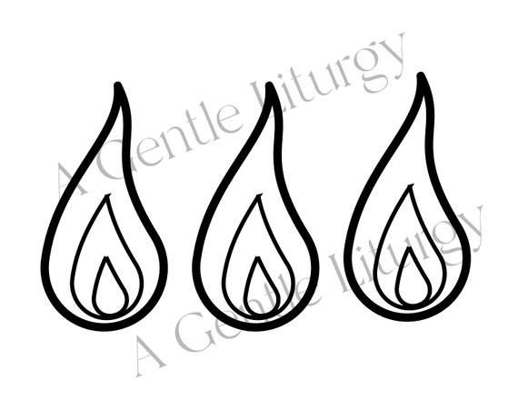 Group license pentecost coloring pages diy mobile craft flame and dove cut