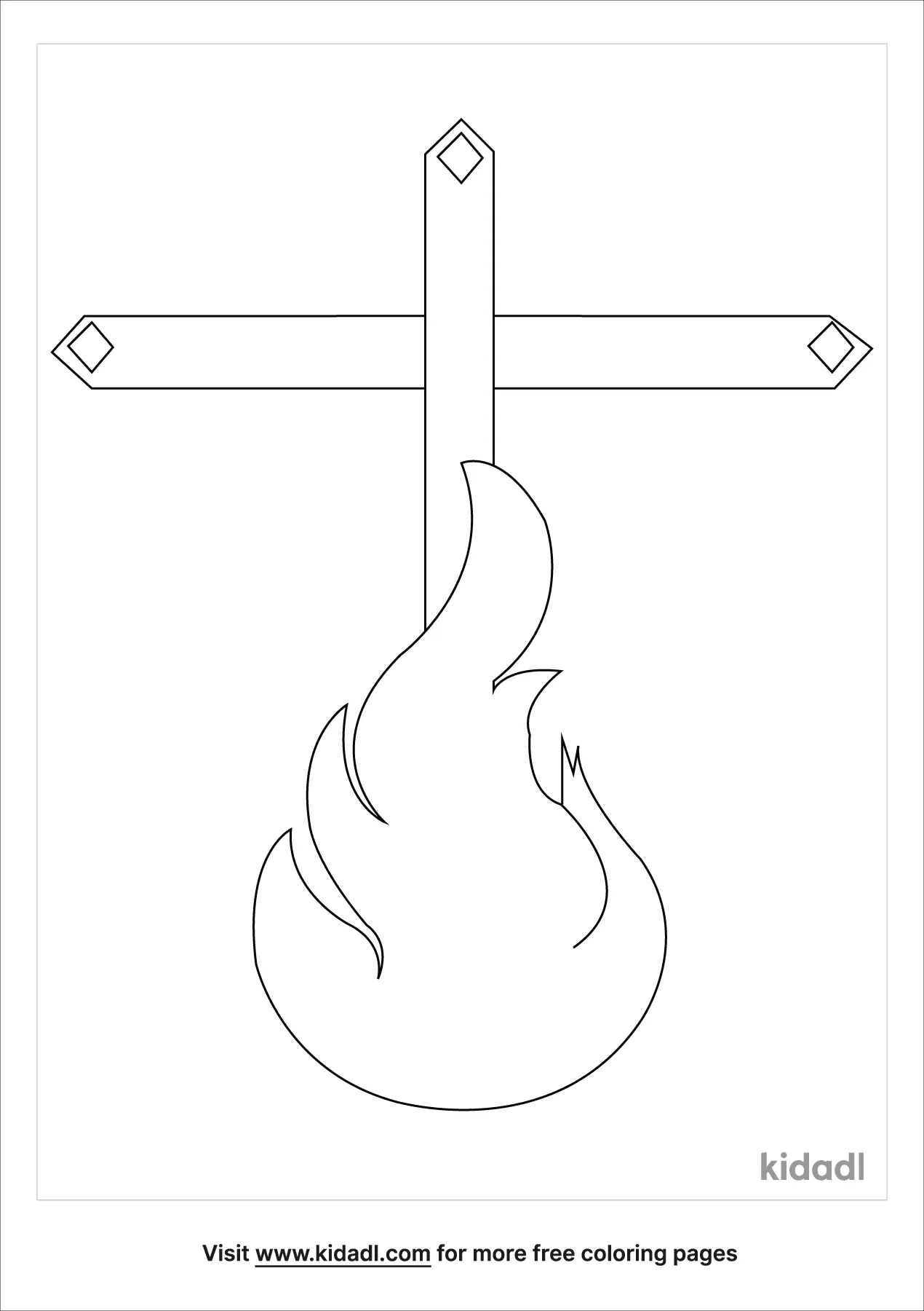 Free pentecost flame coloring page coloring page printables