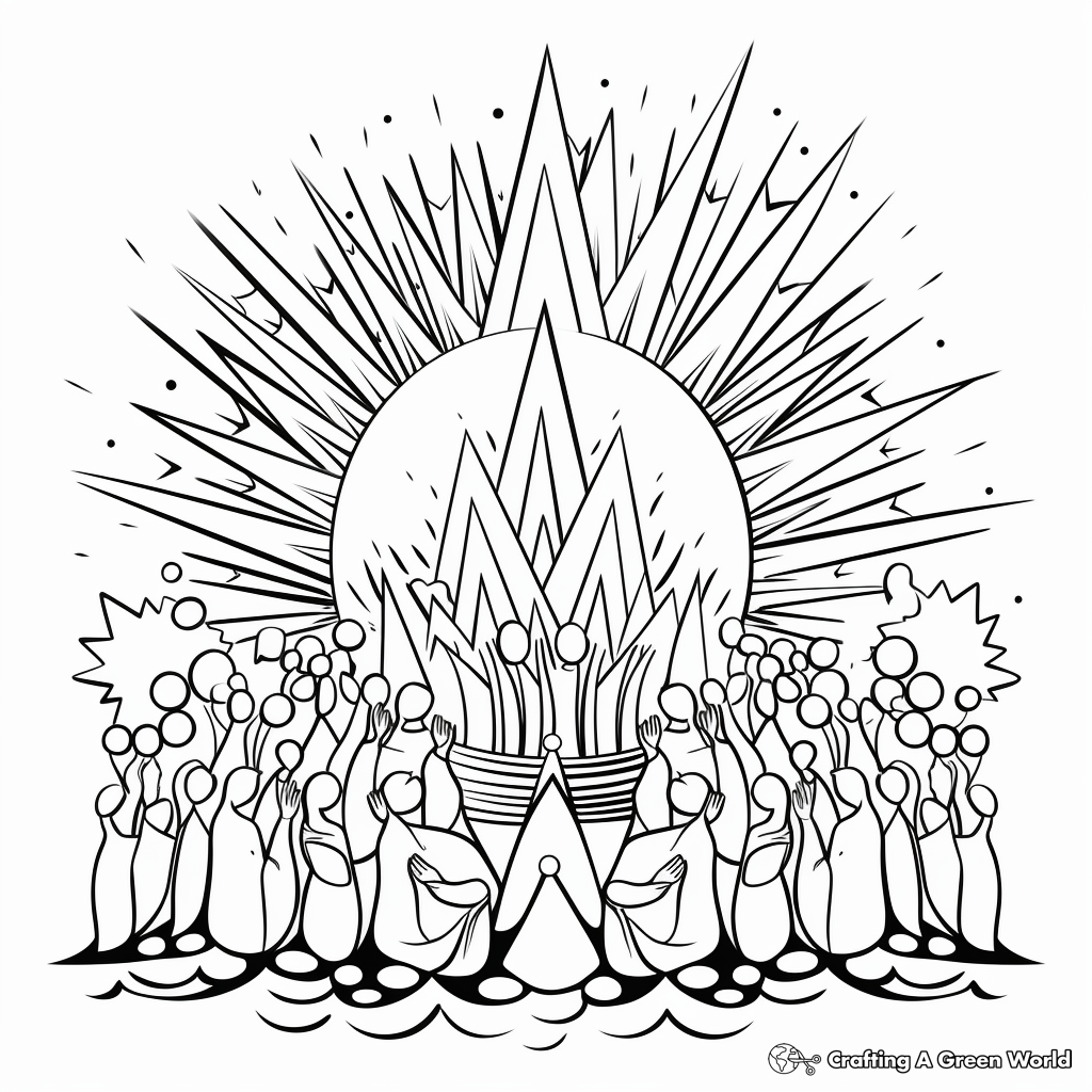 Pentecost coloring pages