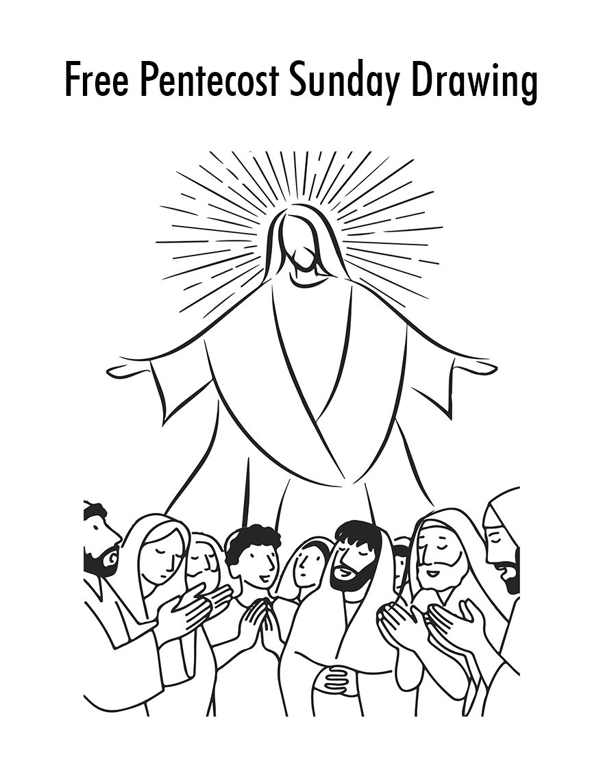 Free pentecost sunday drawing