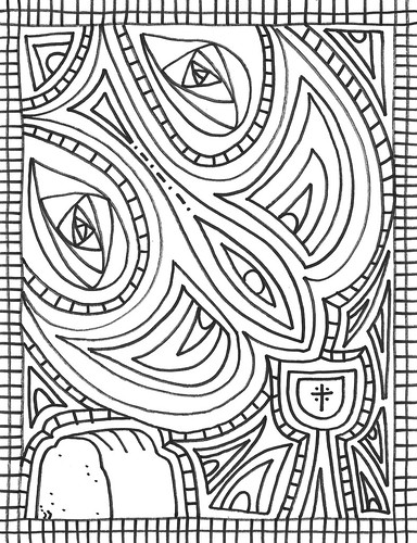 Pentecost coloring page â stushie art