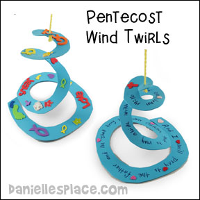 Pentecost bible crafts and activities