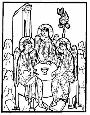 Orthodox saints colouring book