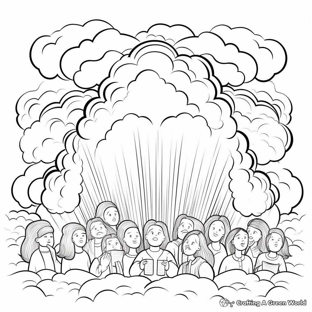 Pentecost coloring pages