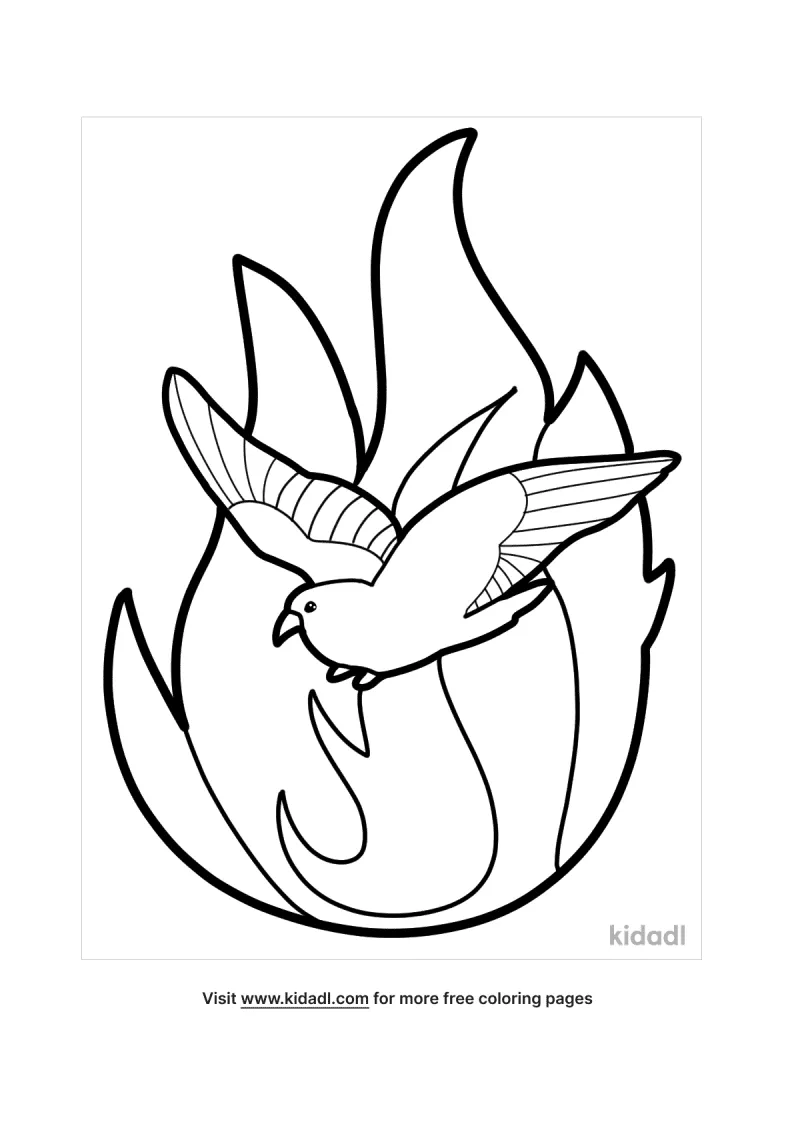 Free pentecost coloring page coloring page printables