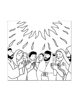 Pentecost coloring bundle pages pentecost activities pentecost sunday