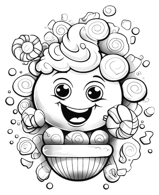 Page emoji coloring page images