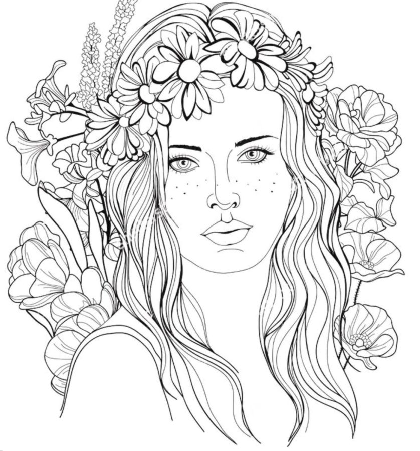 People coloring pages