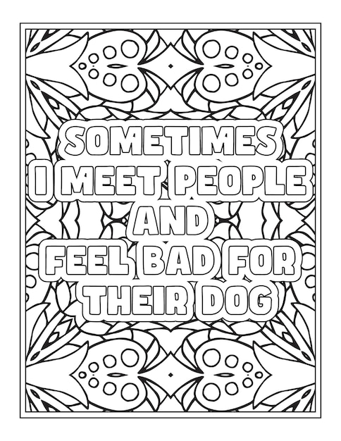 Premium vector sarcastic quotes coloring pages