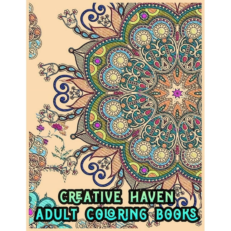 Creative haven adult coloring books anti