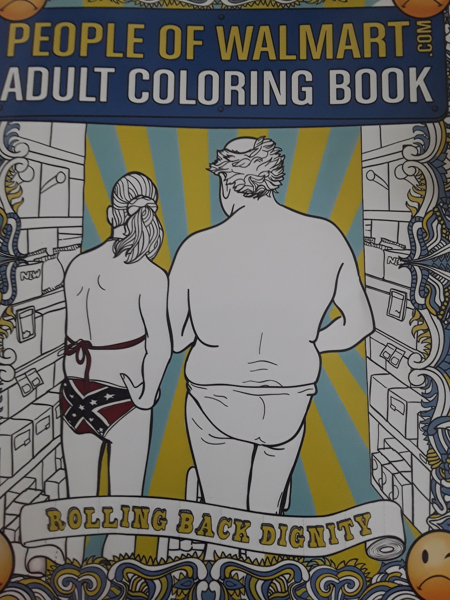 People of walmart adult coloring book â