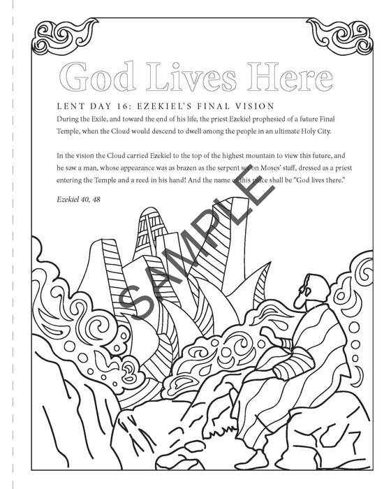 Coloring lent an adult coloring book for the journey to resurrection â chalice press