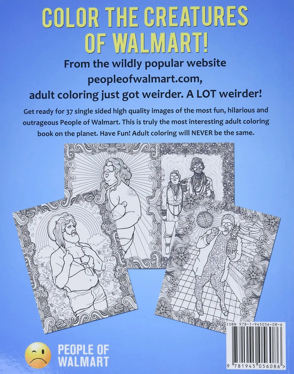 People of walmart adult coloring book rolling back dignity