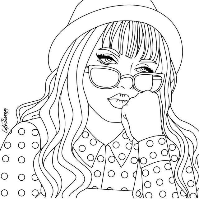 Cool girl coloring page rcoolcoloringpages