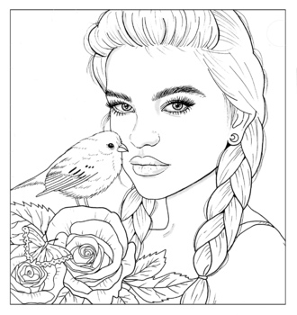 Coloring pages for adults teens and kids for mercial and personal use