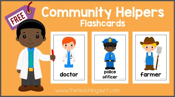 Munity helpers flashcards