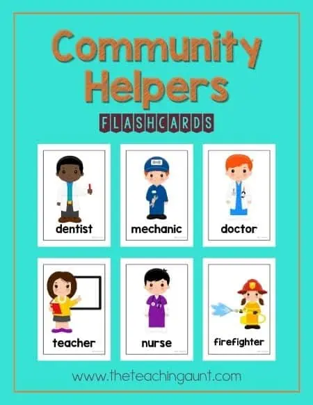 Munity helpers flashcards