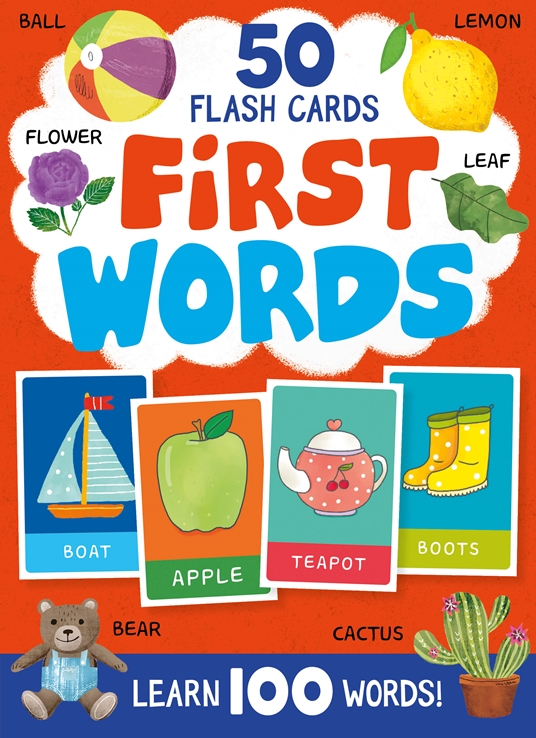 First words flash cards by clever publishing at a glance the group