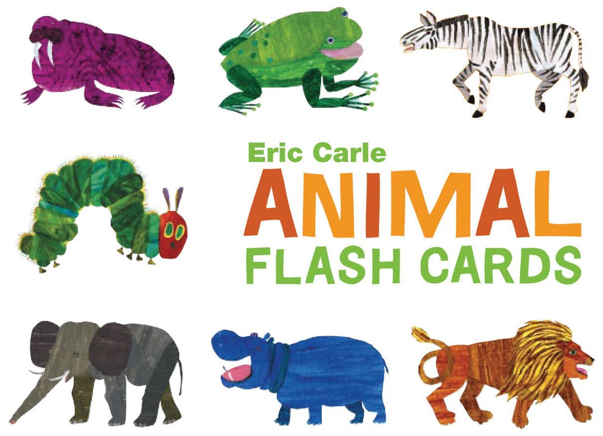 Chronicle books the world of eric carle tm animal flash cards alphabet flashcards for toddlers animal abc cards chronicle books home kitchen