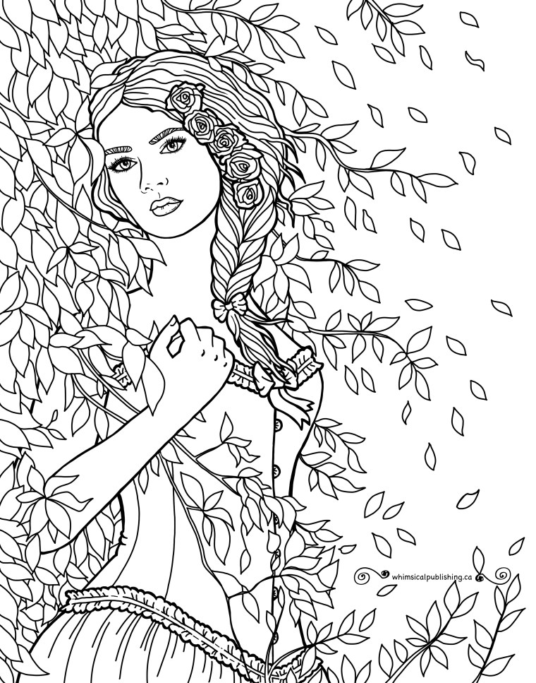 Free colouring pages â whimsil publishing illustration