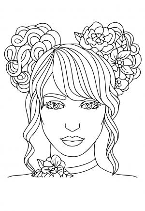 Free printable people coloring pages for adults and kids