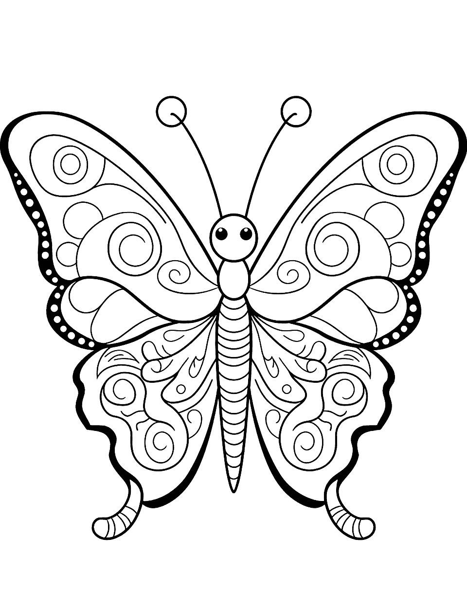 Animal coloring pages free printable sheets