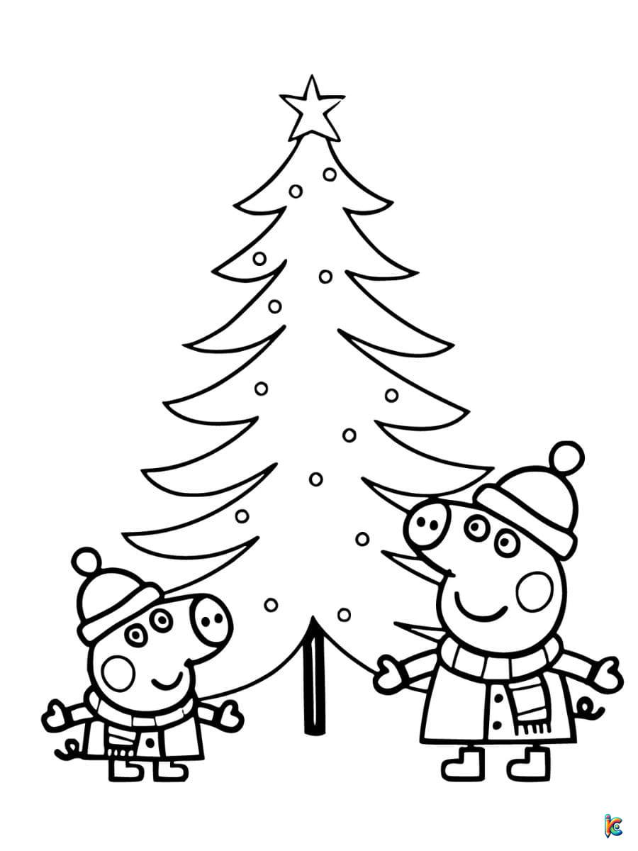 Peppa pig coloring pages â