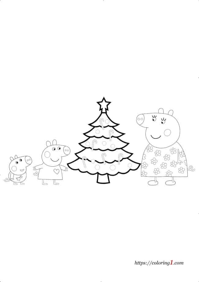 Peppa pig coloring pages