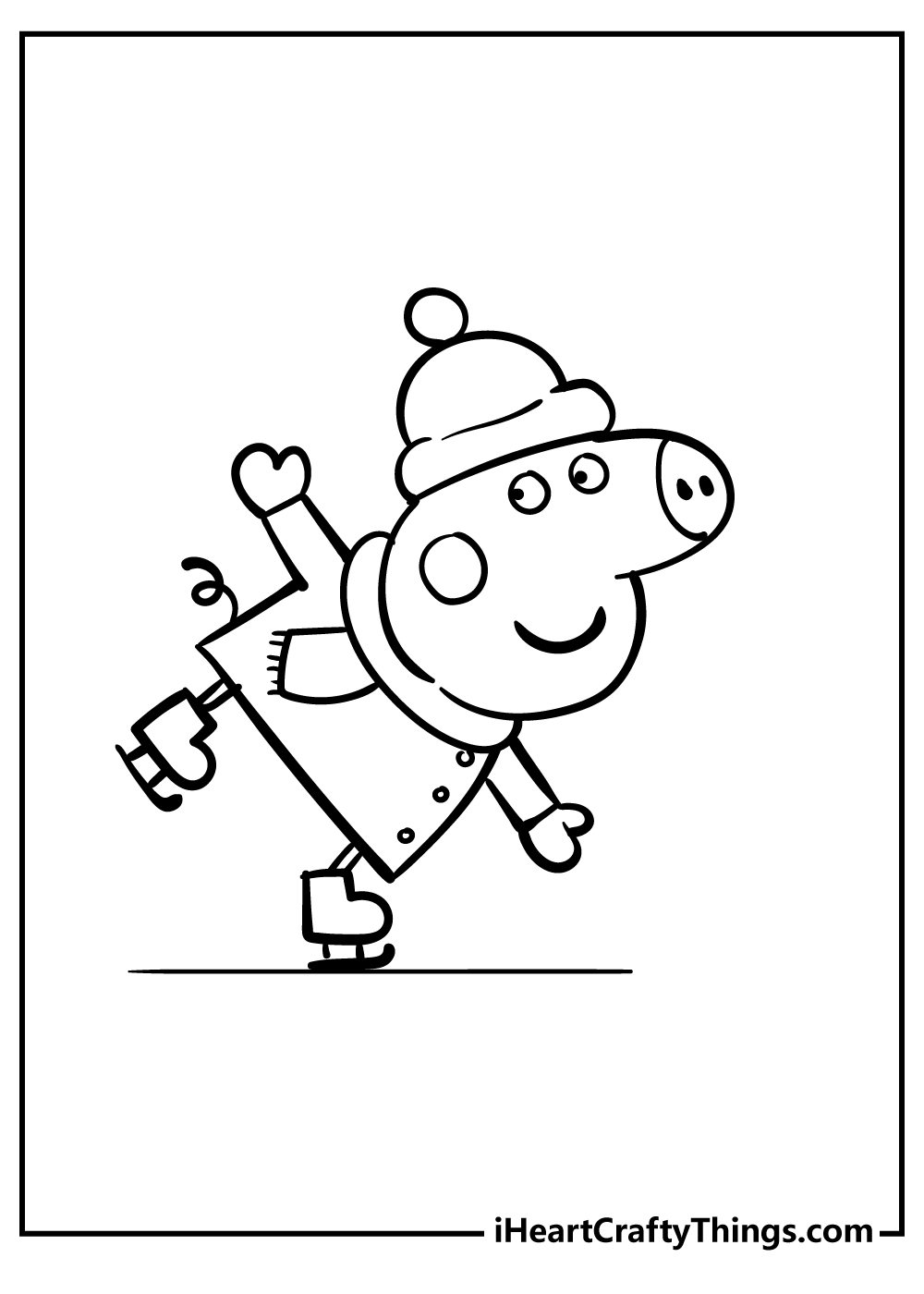 Peppa pig coloring pages free printables