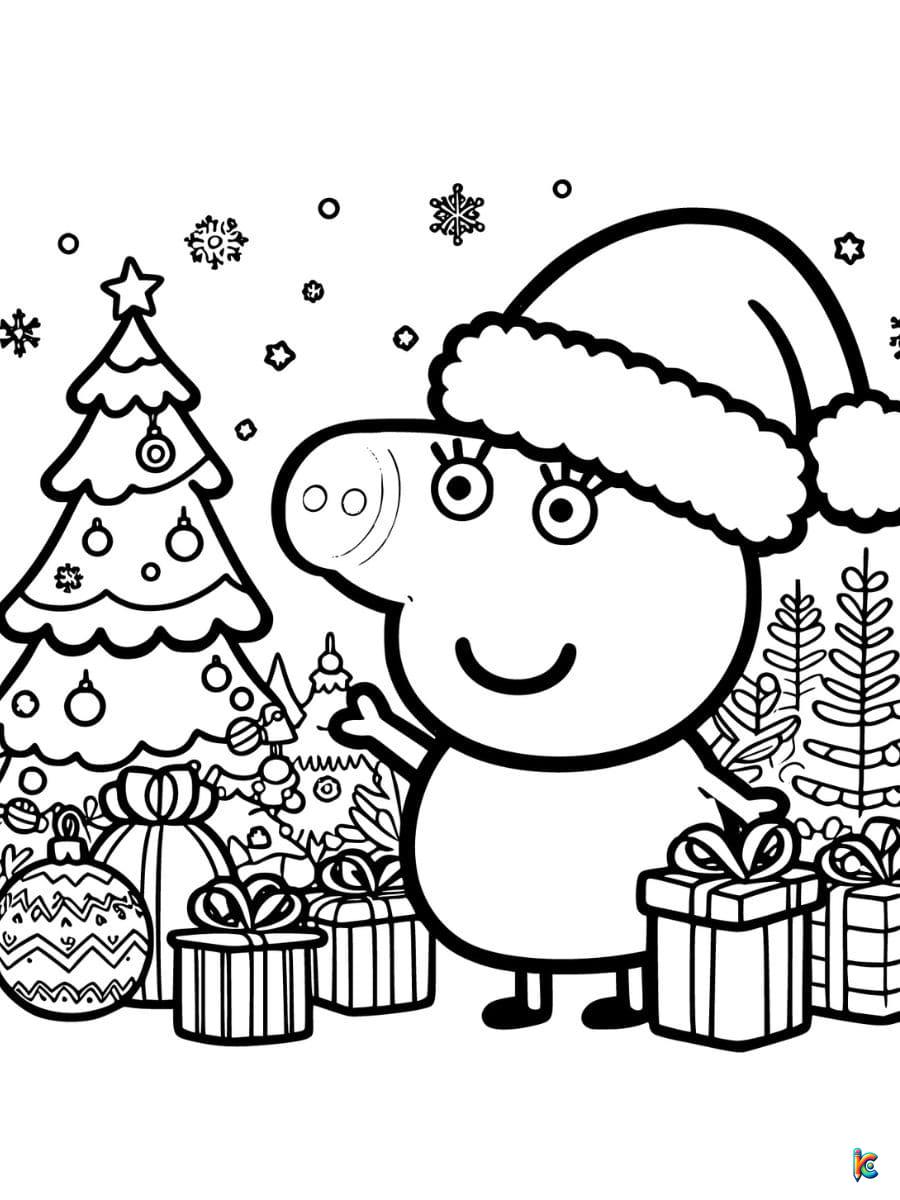 Peppa pig coloring pages â