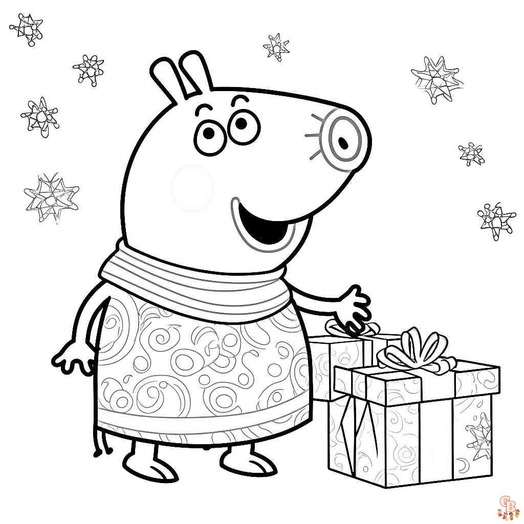 Peppa pig coloring pages a fun and engaging activity for kids