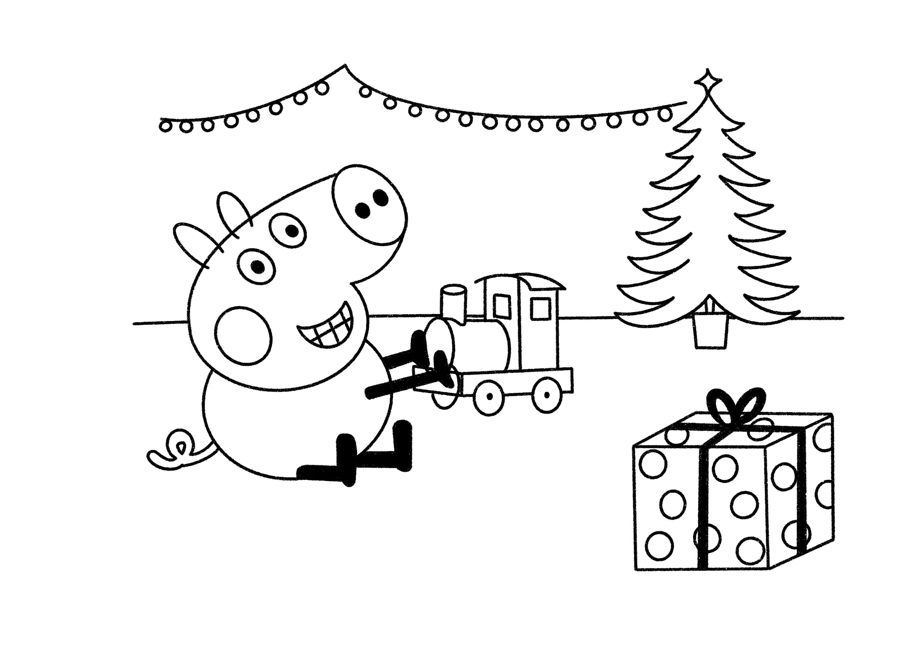 Pages peppa pig printable colouring pages digital coloring worksheets for preschool kids learning fun activity party game baby shower